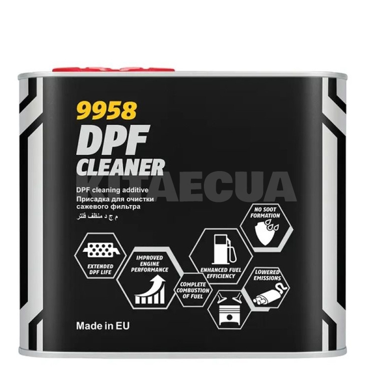 Присадка в дизельное топливо для очистки сажевого фильтра 400мл DPF Cleaner Mannol (MN9958-04ME)