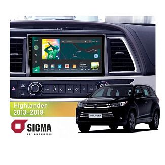 Штатная магнитола X10232 2+32 Gb 10" Toyota Highlander 3 XU50 2013-2018 SIGMA4car