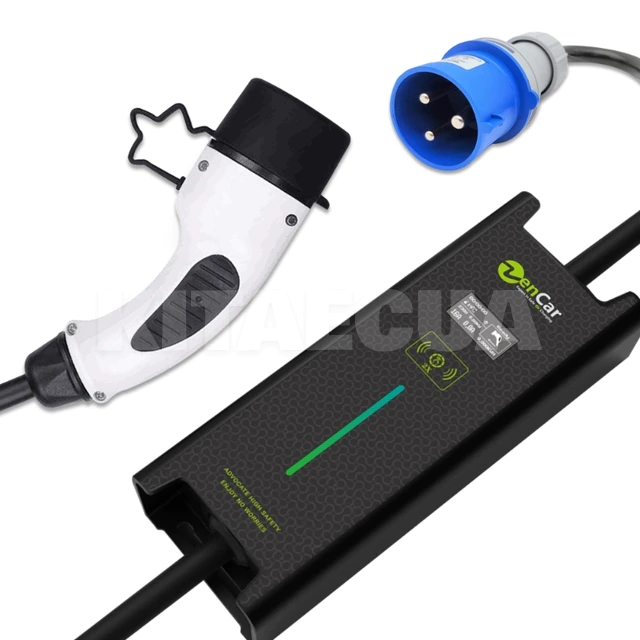 Зарядка для електромобіля Type 1 7.4 кВт 32A 1-фаза Model A ZENCAR на Подбор по авто Mercedes (MA7TYPE1) - 5