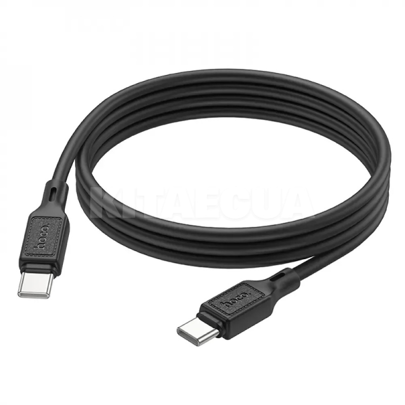 Кабель Type-C - Type-C 3A 60W X90 1м черный HOCO (6931474788467) - 2