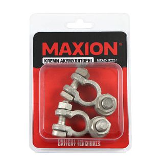 Клеммы аккумуляторные под болт М8 пара MAXION
