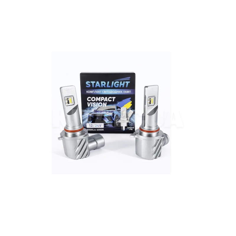 LED лампа для авто Compact Vision HB3 36W 6000K (компл.) StarLight (SL-CV-HB3)
