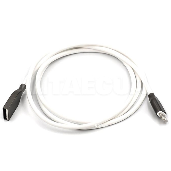 Кабель USB Lightning 2.4А 1м білий PowerPlant (CA910724)