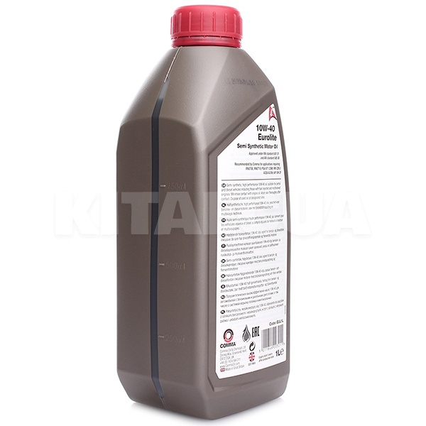 Масло моторное полусинтетическое 1л 10W-40 EUROLITE COMMA (9F03D8) - 3