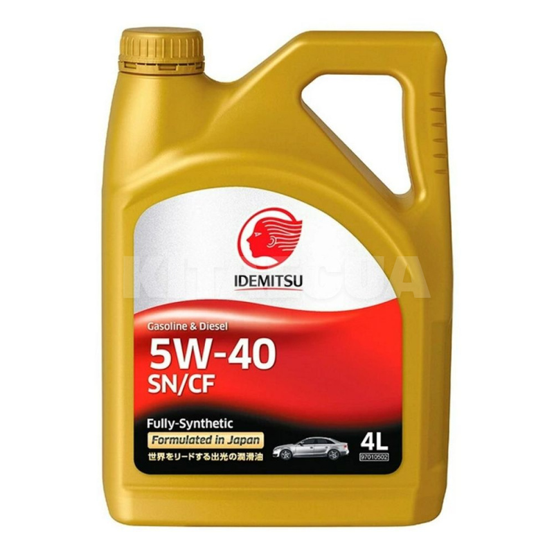 Масло моторне синтетичне 4л 5w-40 sn/cf Idemitsu (30015048-746000020)