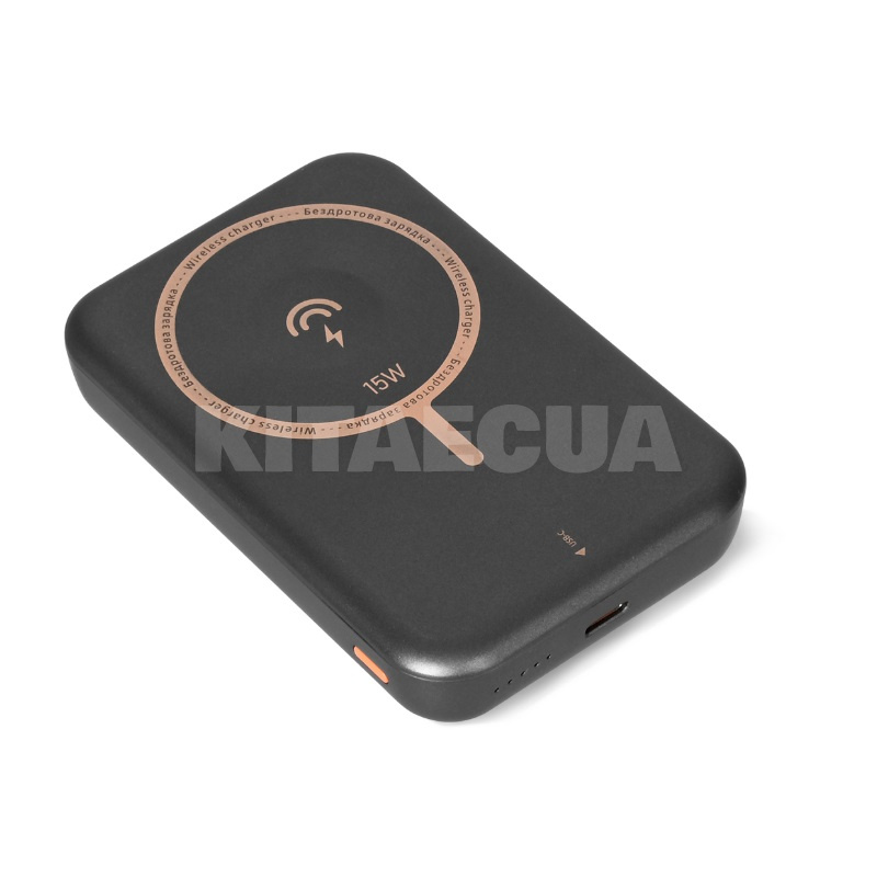 Повербанк с беспроводной зарядкой VPB-W102 10000mAh PD20W серый VIDEX (VPB-W102-G) - 3