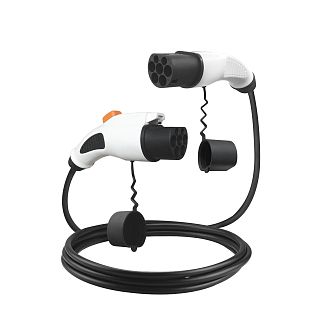 Зарядний кабель для електромобіля 7.4 кВт 32А 1-фаза 5м TYPE 2 (станція) - GB/T AC (китайське авто) ZENCAR