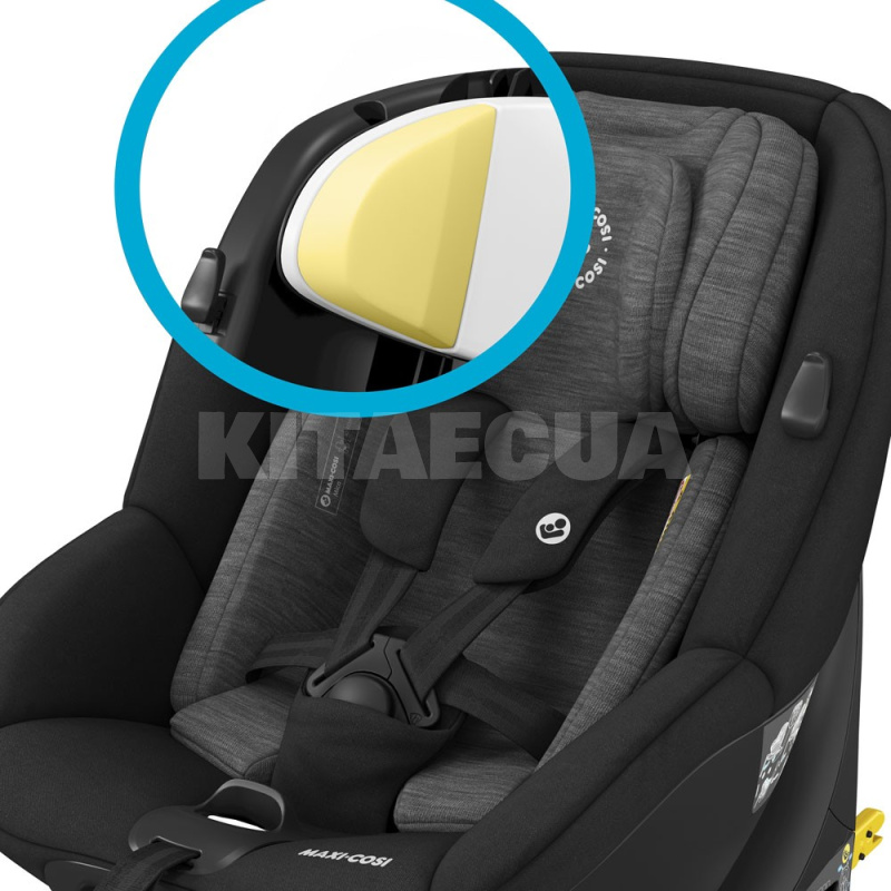 Автокрісло дитяче Mica i-Size 0-18 кг чорне Maxi-Cosi (8511671110) - 4