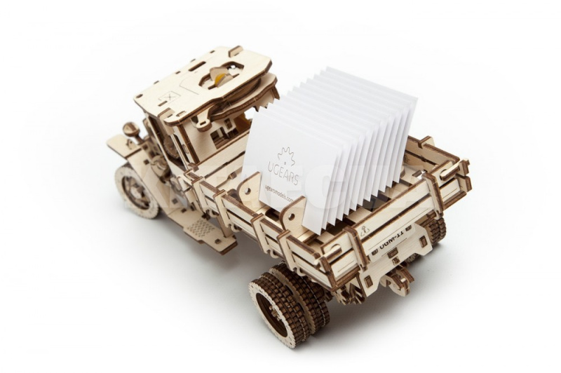 Механічна модель 3D пазл "Вантажівка UGM-11" UGEARS (70015) - 6