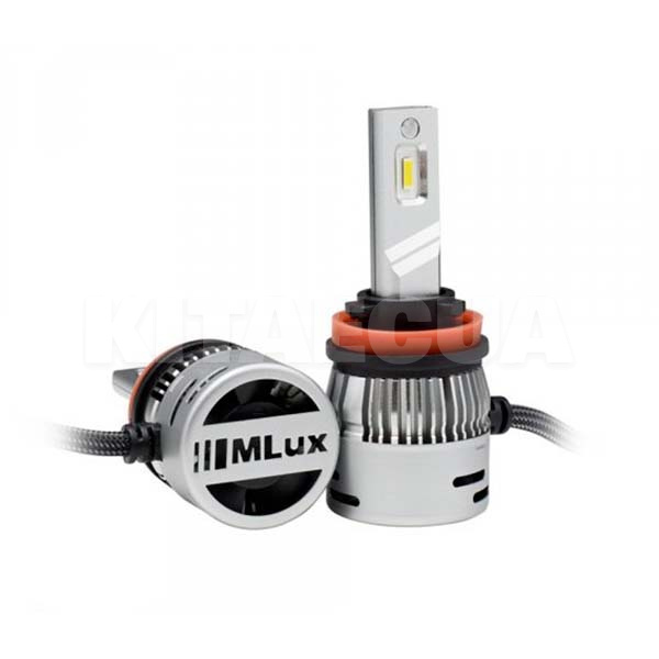 LED лампа для авто H11/H8/H9/H16 28 W 5000 К MLux (116413365)