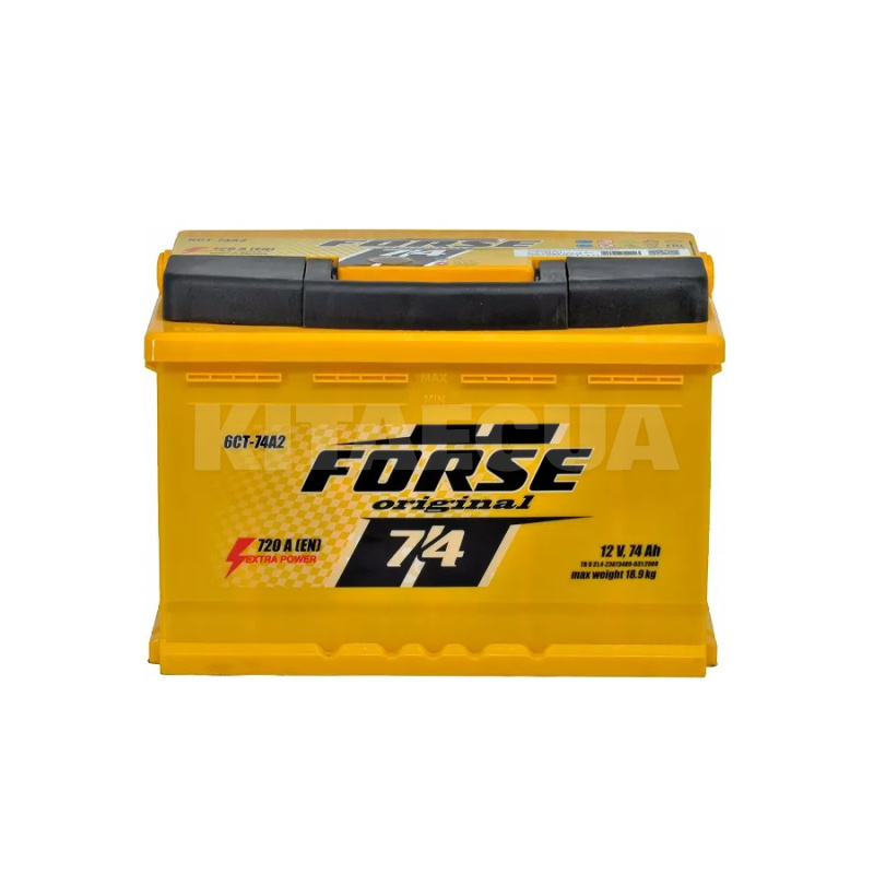 Акумулятор автомобільний 74Ач 720А "+" праворуч FORSE (12522)