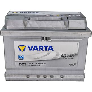 Акумулятор автомобільний 61Ач 600А "+" праворуч VARTA