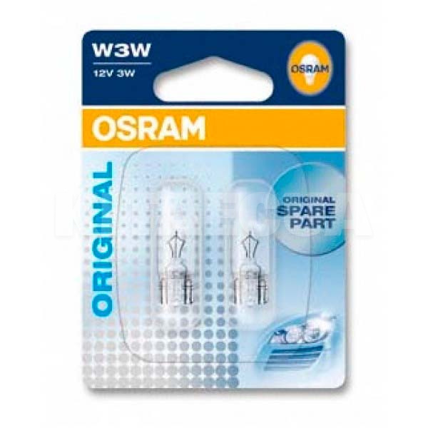 Лампа накаливания W3W 3W 12V Osram (2821-BLI2)