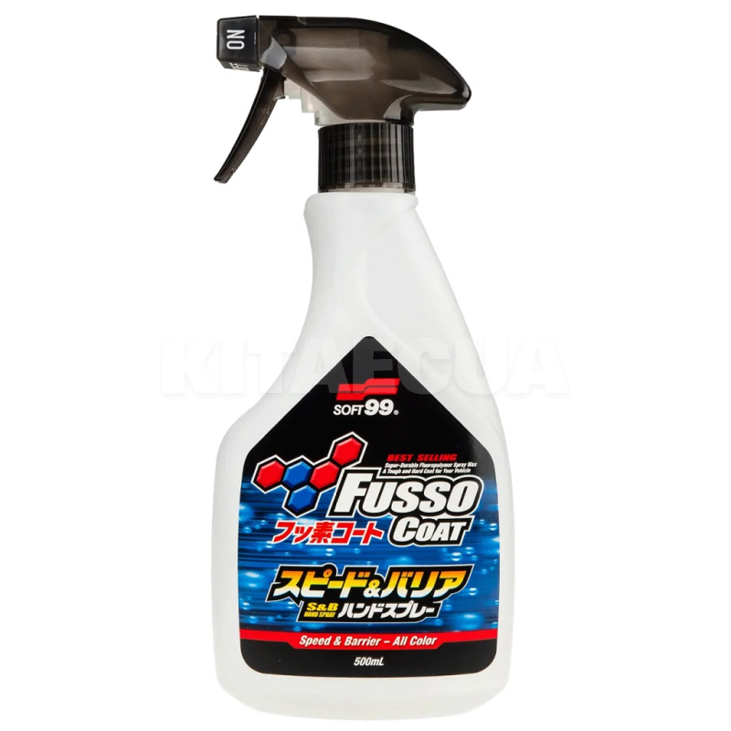 Очиститель восковый Fusso Coat Speed & Barrier Hand Spray 500мл SOFT99 (10291)