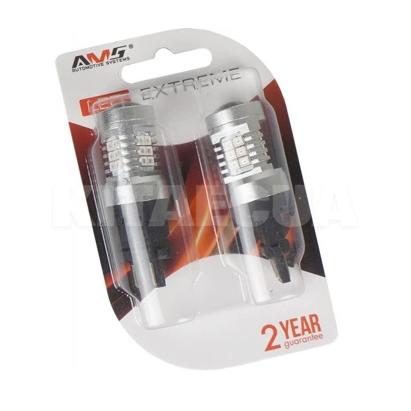 Світлодіодна лампа E21 12V P27W 1300K (компл.) AMS (41252) - 6