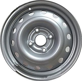Диск колесный 4x114.3 серебристый металлик для шины 195/55R15 и 185/60R15 КРКЗ