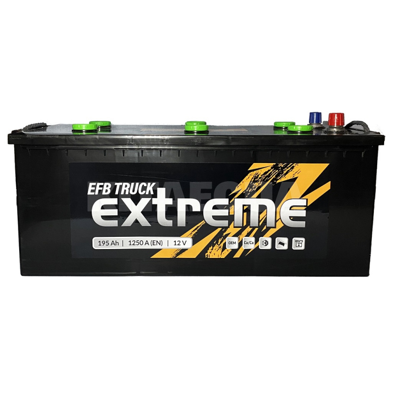 Акумулятор автомобільний 195Ач 1250А "+" зліва EXTREME (EXT 6CT-195A(3) EFB)