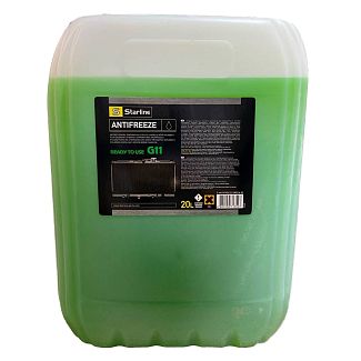 Антифриз зеленый 20л G11 -40°C STARLINE