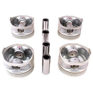 Поршні двигуна 0.5 (з пальцями) 4 шт 1.5 L ASIAN