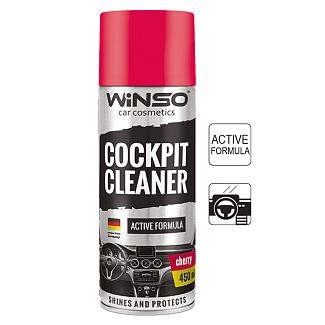 Полироль для пластика "вишня" 450мл Cockpit Cleaner Winso