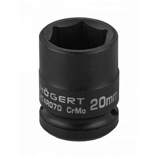 Головка ударна 6-гранна 20 мм 1/2" HOGERT