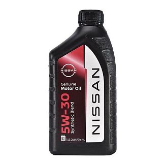 Масло моторное синтетическое 0.946л 5W-30 Motor Oil NISSAN