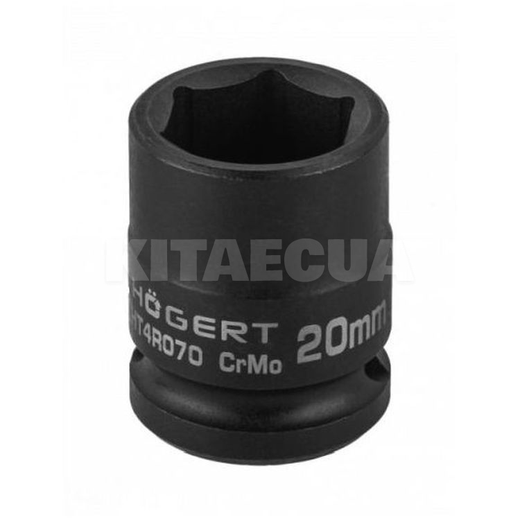Головка ударна 6-гранна 20 мм 1/2" HOGERT (HT4R070)