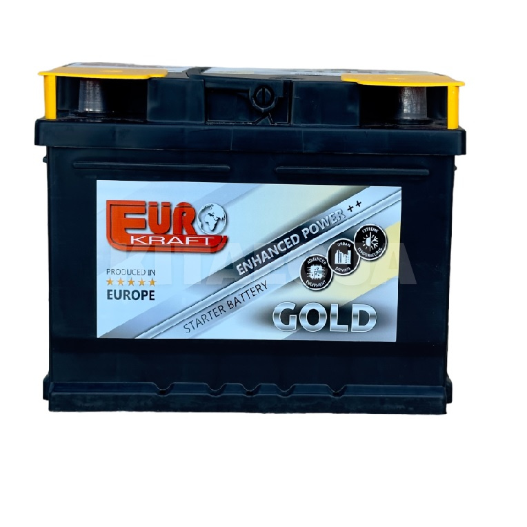 Аккумулятор автомобильный 60ч 600А "+" справа EUROKRAFT (600 83 04) - 2