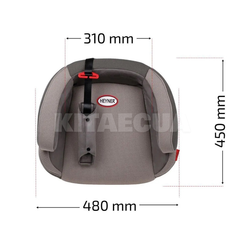 Автокресло-бустер детское Kids SafeUp Fix XL (22-36кг) Koala Grey 783 210 HEYNER (103919) - 4