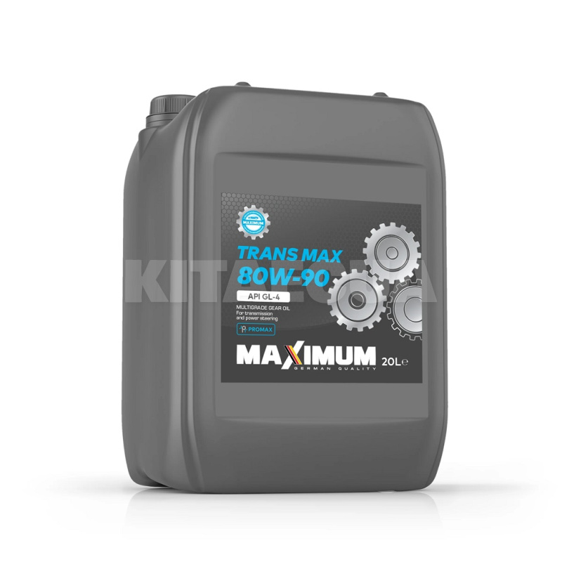 Масло трансмиссионное минеральное 20л 80W-90 Trans Max GL-4 MAXIMUM (MAXIMUM Trans Max 80W90 GL-4_20л)