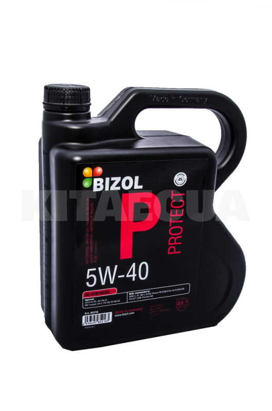 Масло моторне синтетичне 4л 5W-40 Protect BIZOL (85216) - 3