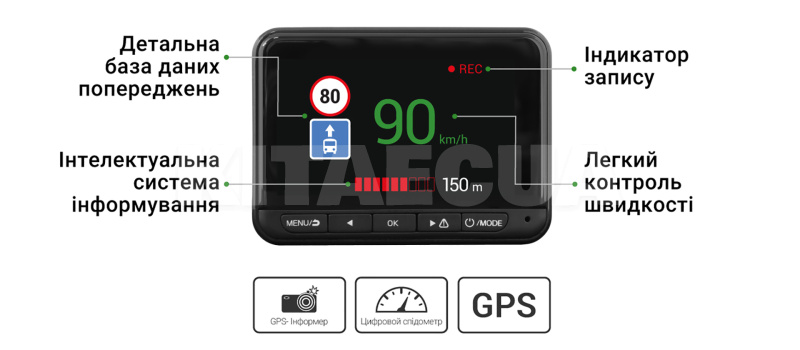 Автомобильный видеорегистратор NAVITEL (R700G) - 3