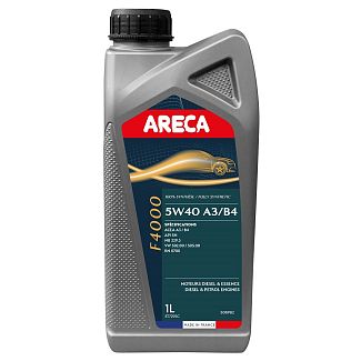 Масло моторное синтетическое 1л 5W-40 F4000 ARECA