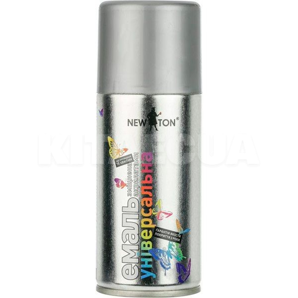 Краска-эмаль универсальная 150мл серебристая NEW TON (58118-NEW-TON)