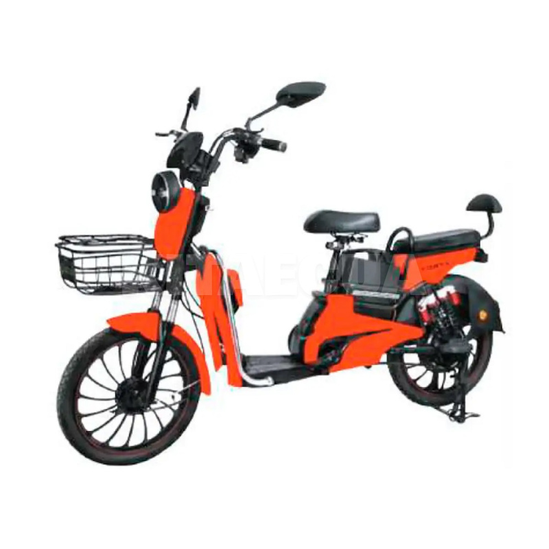 Велоскутер аккумуляторный CLEO 50 км 800 Вт красный+ аккумулятор 60В 12Ач FORTE (145152)