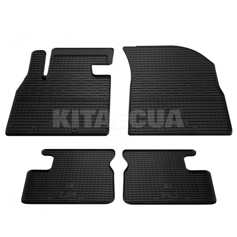 Гумові килимки в салон Nissan Micra IV (K13) (2010-2016) CP кліпси Stingray (1014144)