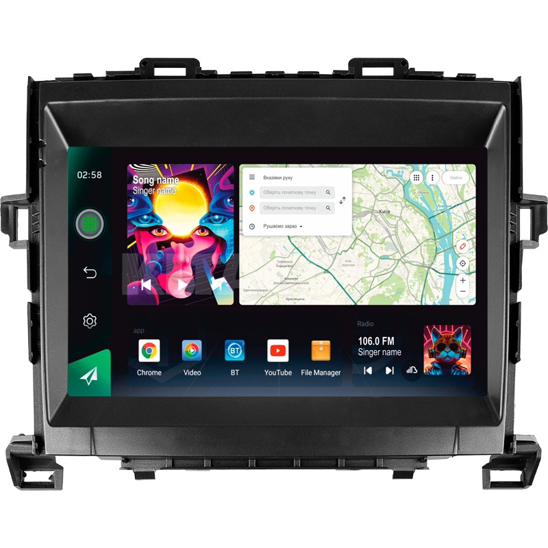 Штатная магнитола PRO 9464 4+64 Gb 9" Toyota Alphard H20 2008-2014 SIGMA4car (39930)