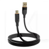 Кабель USB Type-C 2.4A 1м Jelly Silicone черный PROOVE (491990001)