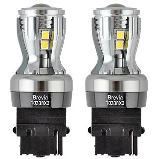 LED лампа для авто PowerPro P27W 6000K (комплект) BREVIA