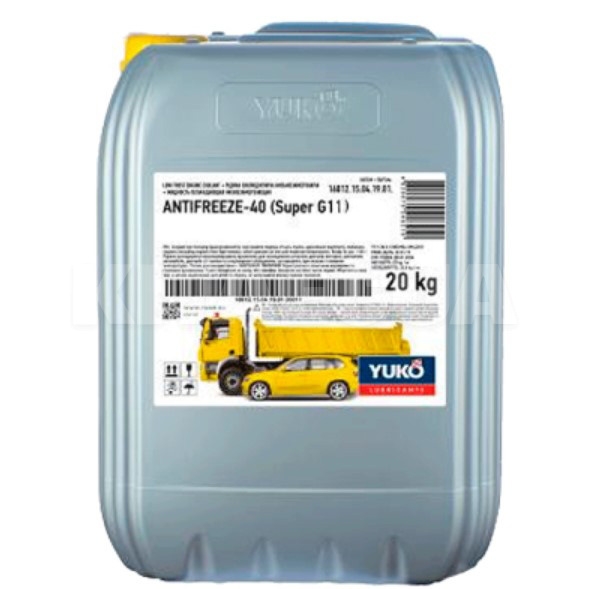 Антифриз зеленый 20л G11 -40 °C Super Yuko (4820070245028)