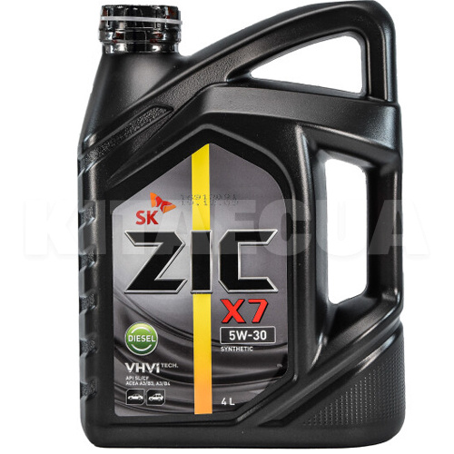 Масло моторное синтетическое 4л 5W-30 X7 Diesel ZIC (162610-ZIC)