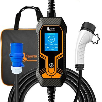 Зарядка Nissan Leaf 7.4 кВт 32А 1-фаза Type 2 (європейське авто) Lion King FEYREE