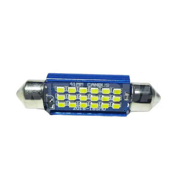 LED лампа для авто T11 SV8.5 (11mm) 12/24V 6000K 18 светодиодов StarLight (29069410)