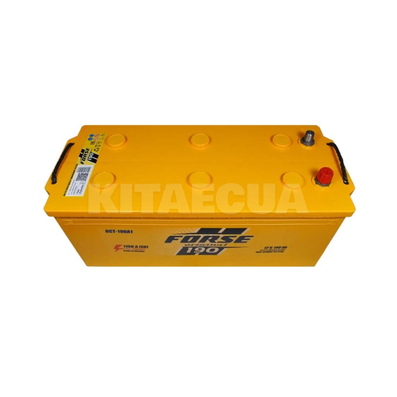Аккумулятор автомобильный 190Ач 1150А "+" слева FORSE (10957) - 3