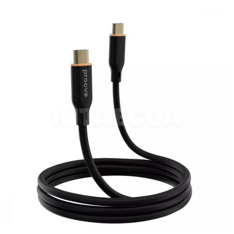 Кабель Type-C Type-C 60W 1м Jelly Silicone чорний PROOVE (492010001) - 4