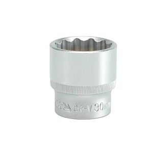 Головка торцевая 12-гранная 30 мм 1/2" 42 мм YATO