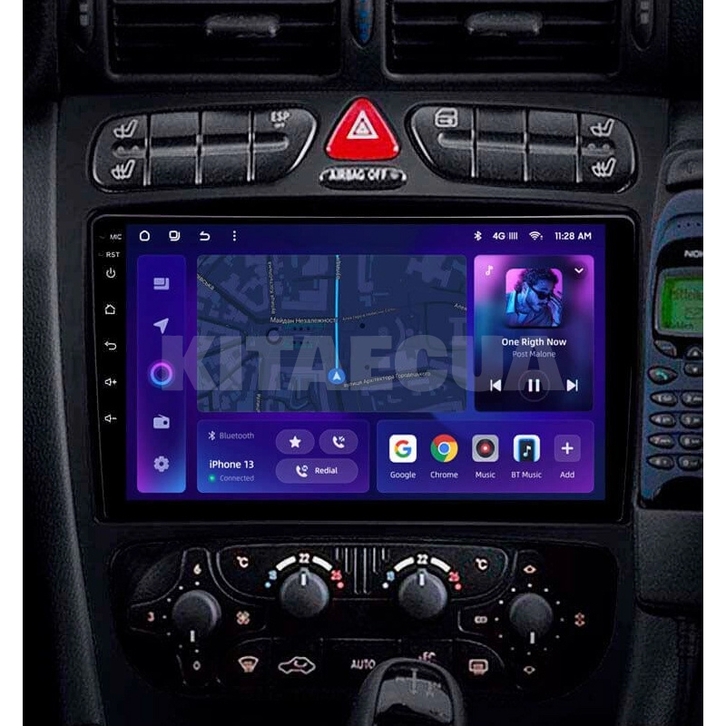 Штатная магнитола MOSS M2 4+32 Gb 9" Mercedes Benz C-Class CL203 2000-2004 (F1) AMS (49313) - 2
