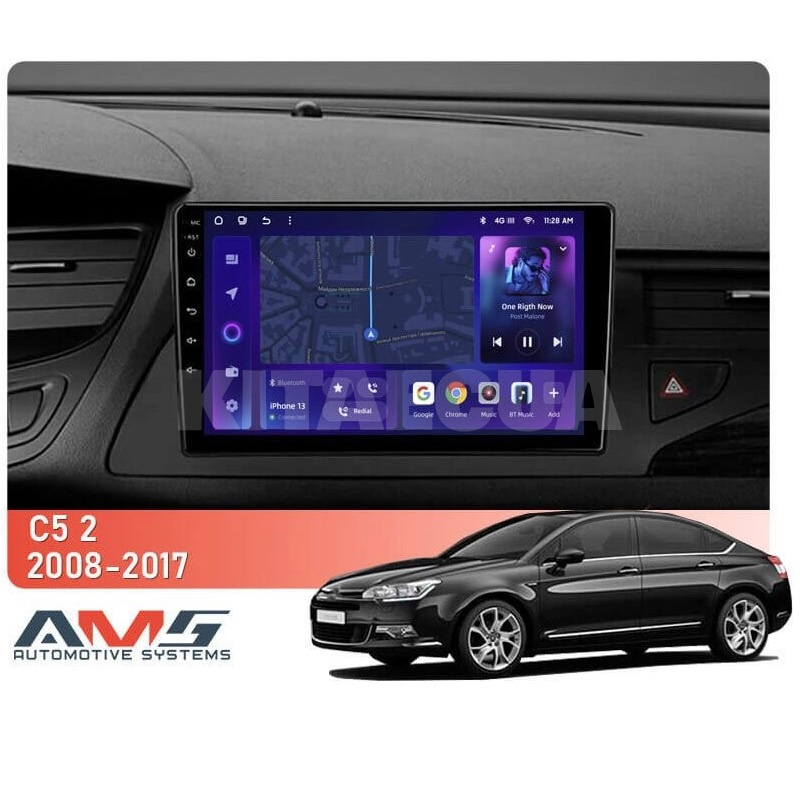 Штатна магнітола MOSS M3 4+32 ГБ 9" Citroen C5 2 2008-2017 (F1) AMS (49838) - 2