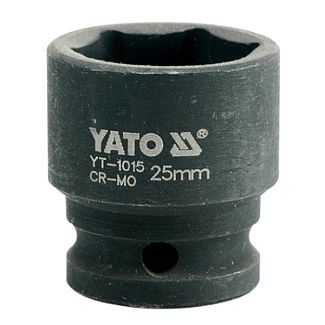 Головка торцева ударна 6-гранна 25 мм 1/2" 43 мм YATO