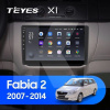 Штатна магнітола X1 2+32Gb 10" Skoda Fabia 2 2007-2014 Teyes (26862)
